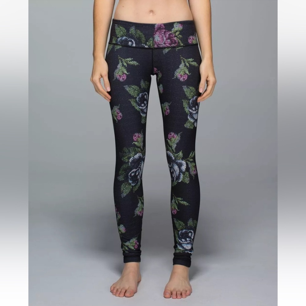 LULULEMON Wunder Under Garden Party Leggings